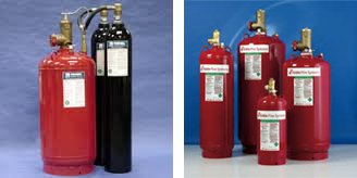 Extinguisher tanks